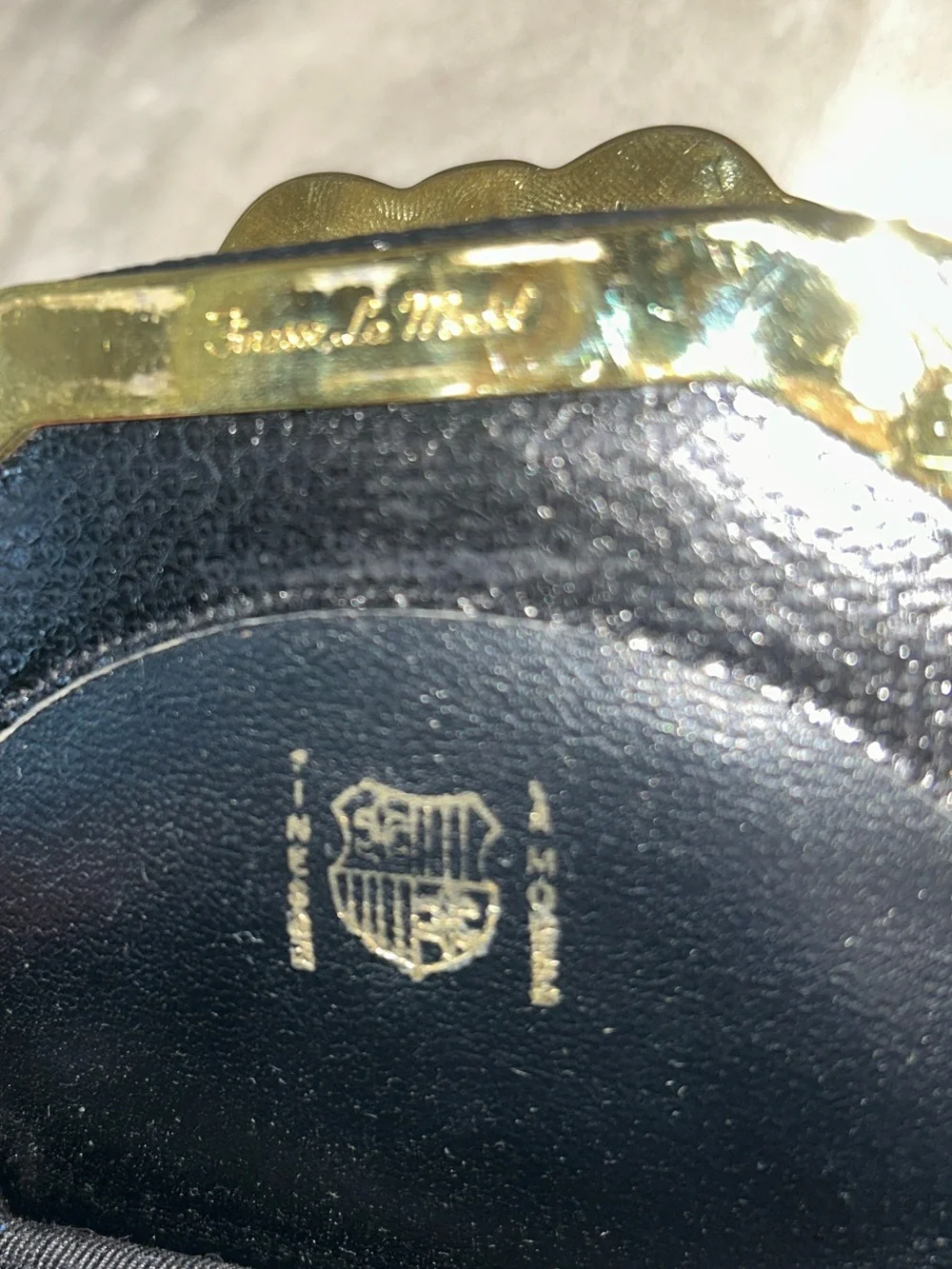 Finesse La Model Black Snakeskin Leather  Too Clutch Bag
